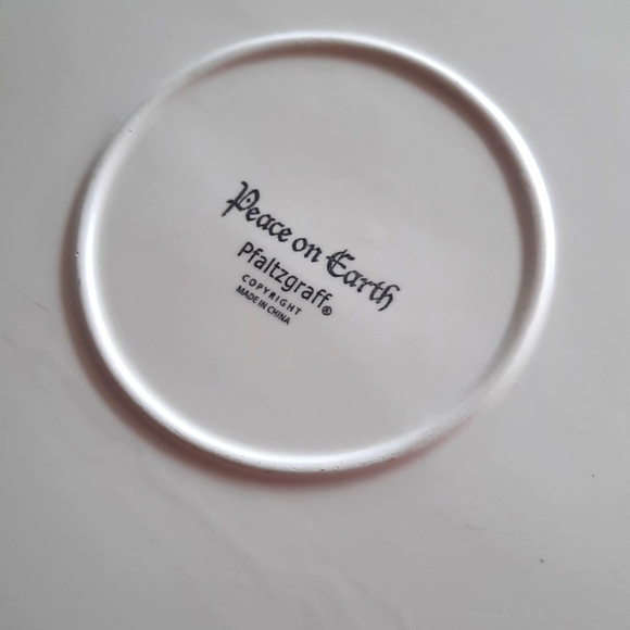 Pfaltzgraff 16" PEACE ON EARTH platter - Picture 4 of 4